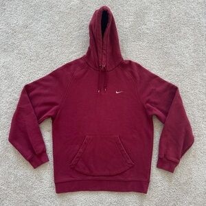 Vintage Y2K Nike Grey Bar Hoodie Size Medium